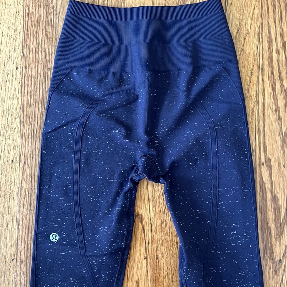 Lululemon deep purple seamless leggings 4